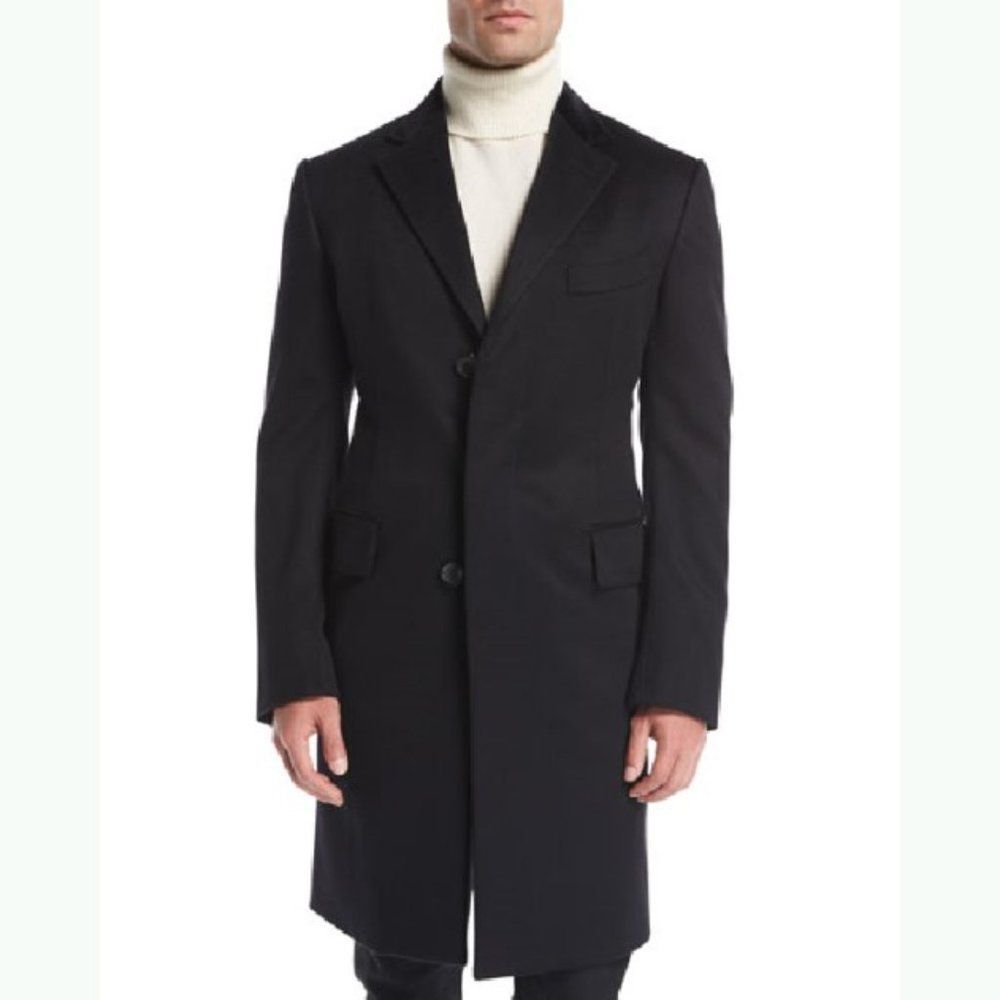 Cashmere Black Wool Stroller Jacket 40 Reg